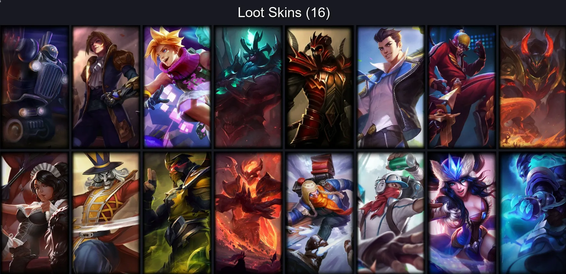 🎳【NA】⸱ 🎪 65 Skin⸱ 👒 95 Champ⸱ 🧶 Unranked⸱ 📼 395 RP⸱ 🌑 2025 Ready⸱ 🥼 Level 50⸱ 🥅 Honor 3⸱ 🏋️‍♂️ 15410 BE⸱ 🍜 Email Access